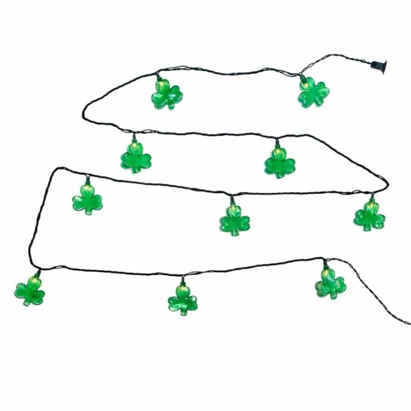 10-Light Shamrock Light Set  |  St. Patrick’s Day