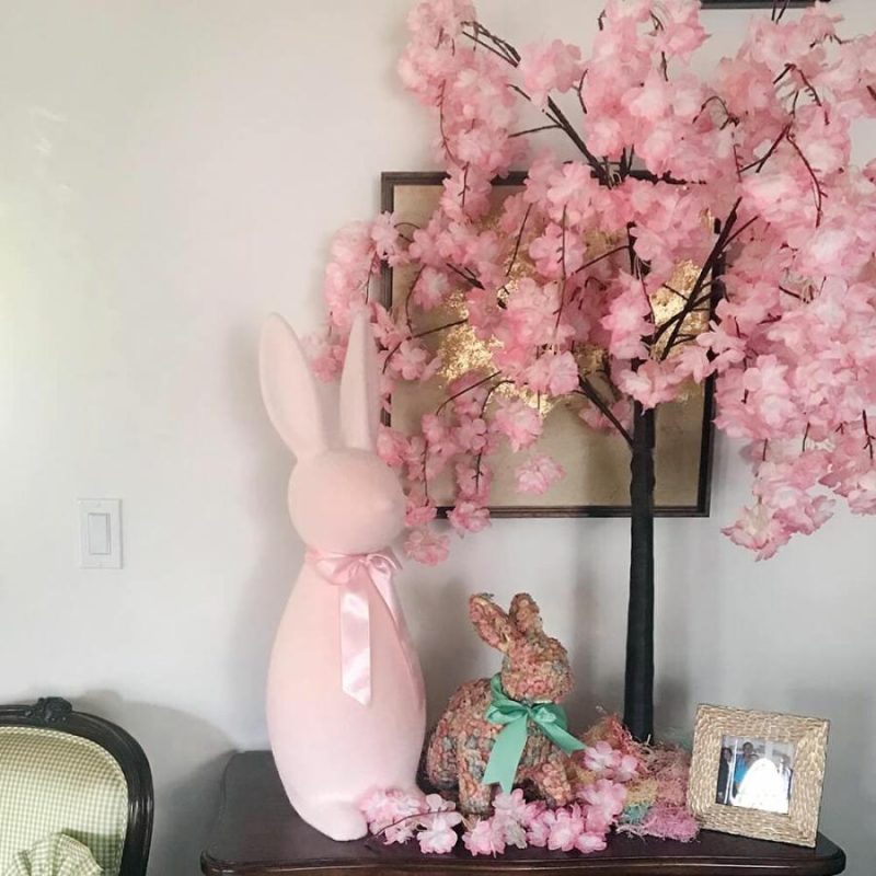 4Ft Led Lighted Pink Cherry Tree  |  Easter