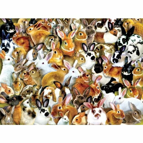 A Bundle Of Bunnies Puzzle  |  Easter