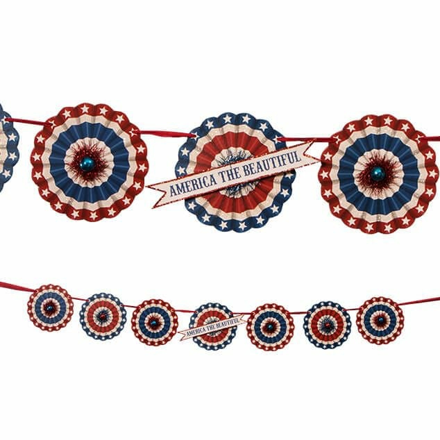 America The Beautiful Garland  |  Patriotic