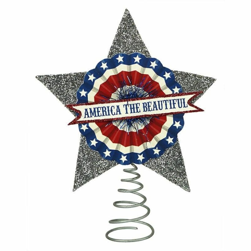 America The Beautiful Tree Topper  |  Patriotic