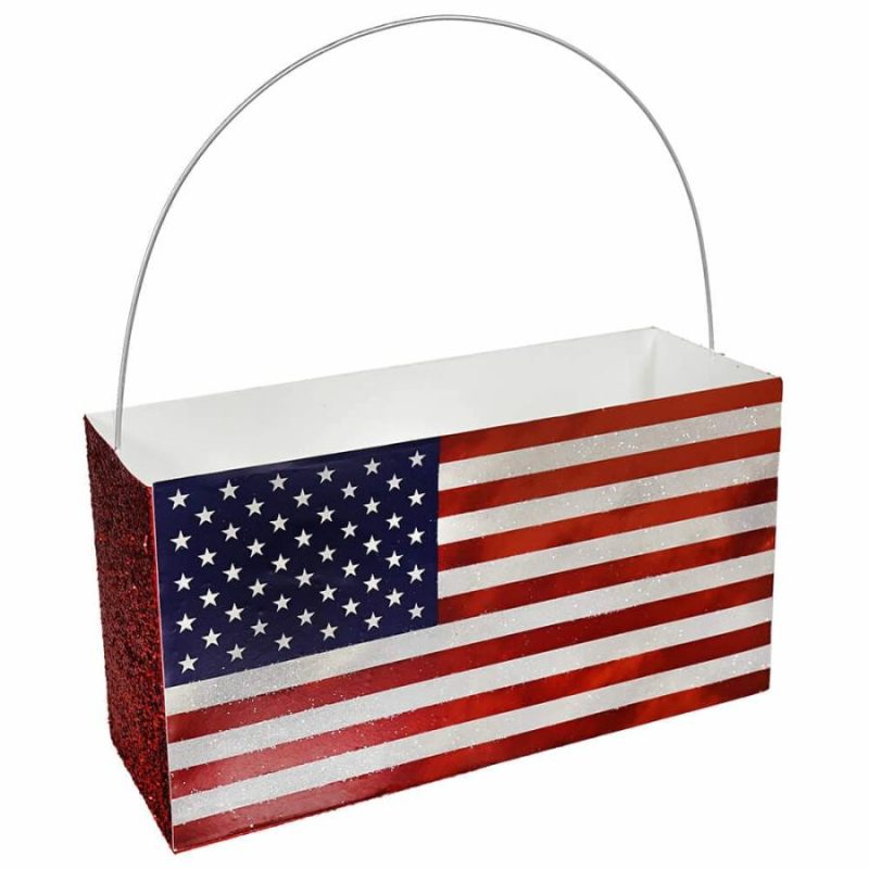 Americana Flag Bucket  |  Patriotic