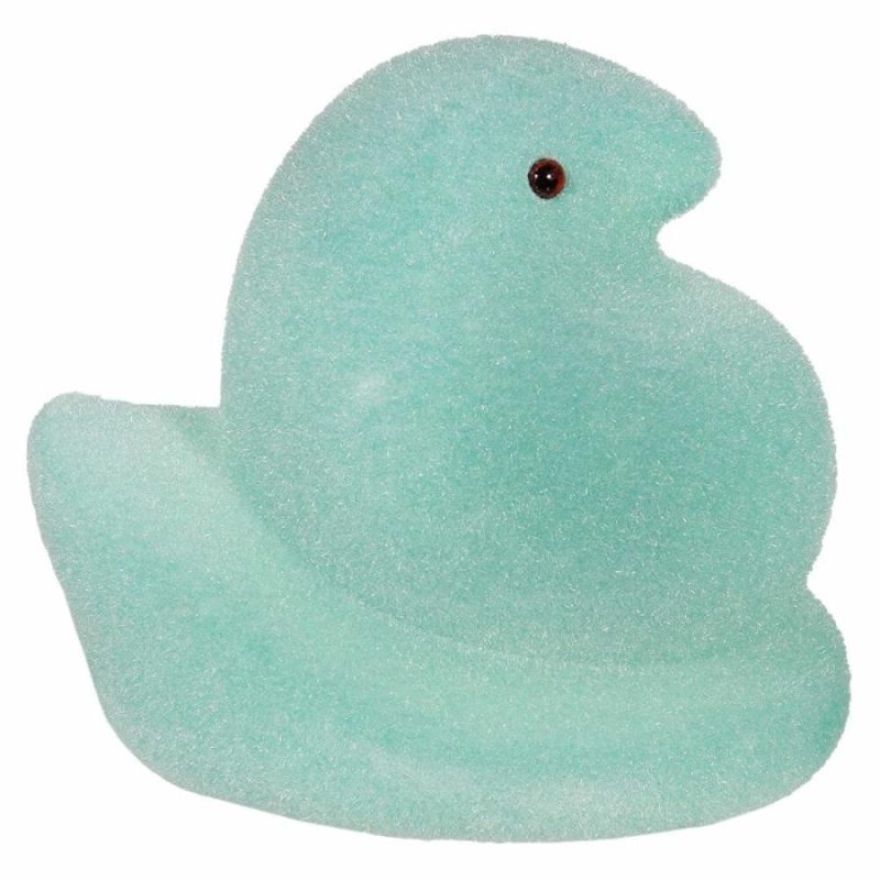 Aqua Flocked Peep  |  Easter