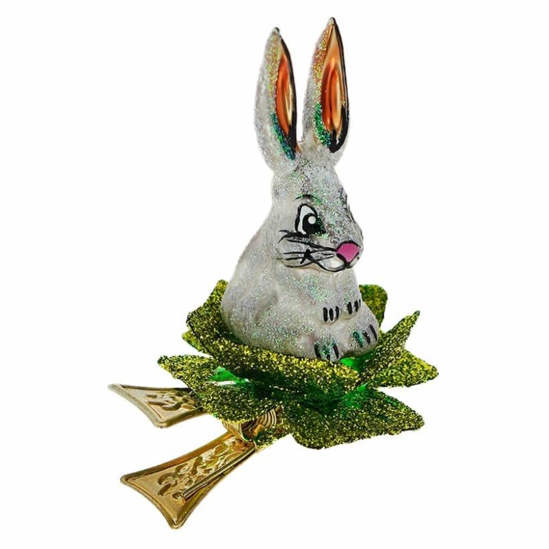 Baby Bunny Clip-On Ornament  |  Easter