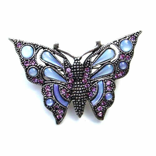 Blue & Purple Butterfly Pin  |  Easter