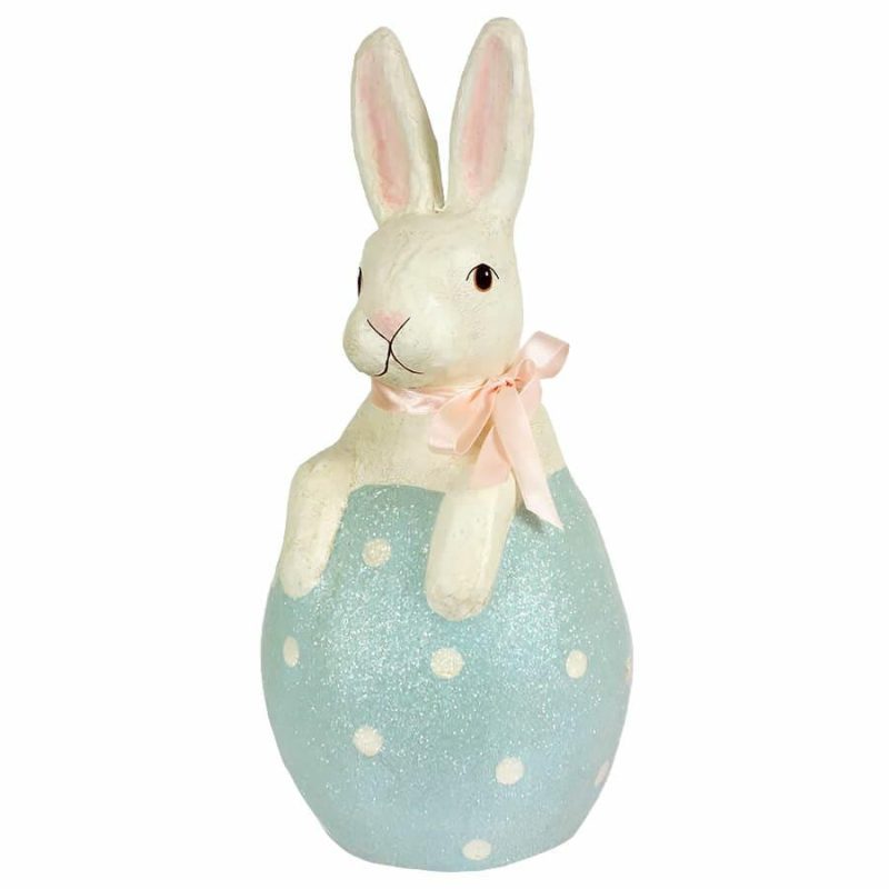 Bunny In Blue Egg  |  Easter