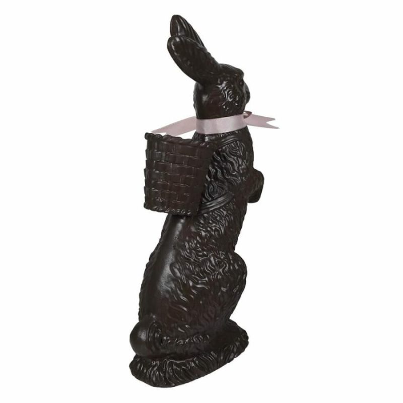 Chocolate Standing Bunny With Basket  |  Easter