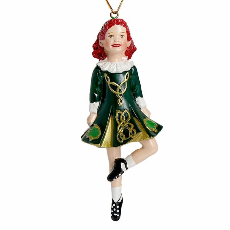 Dancing Irish Girl Ornament  |  St. Patrick’s Day