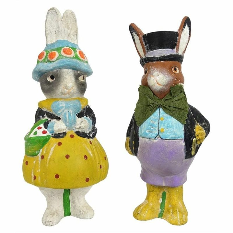 Dapper Bunny Couple Set/2  |  Easter