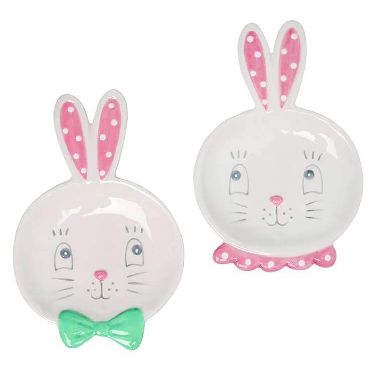 Easter Dottie Spoon Rests Plates Set/2  |  Easter