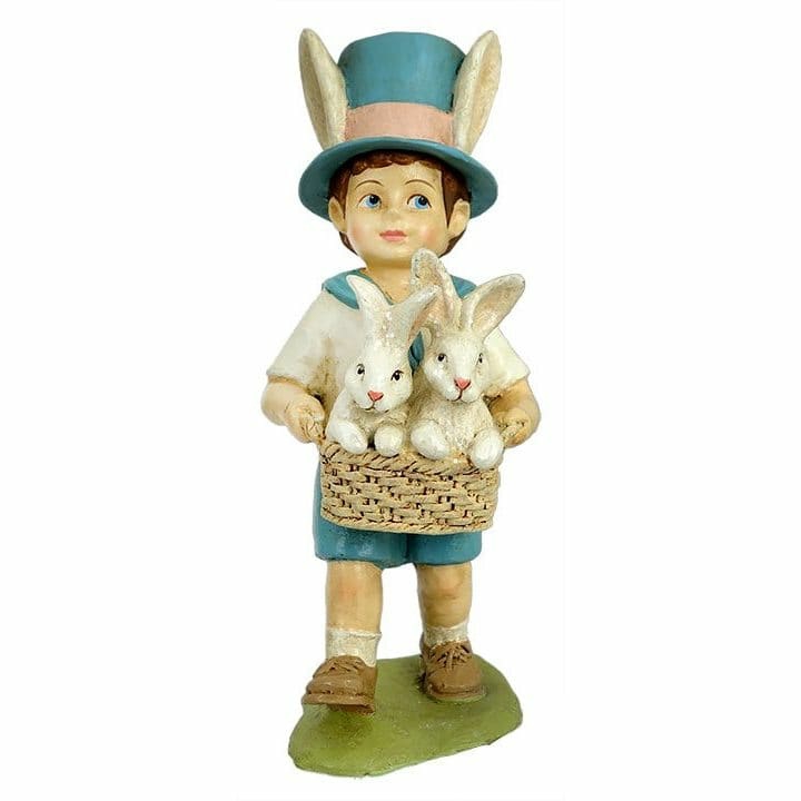 Easter Parade: Little Boy With Bunnies  |  Easter