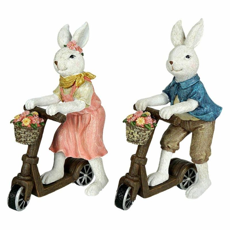 Easter Scooter Bunny Figures Set/2  |  Easter