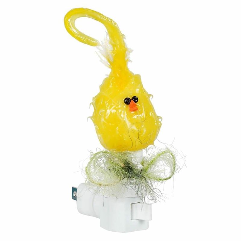 Furry Yellow Chick Nightlight Friend  |  Easter