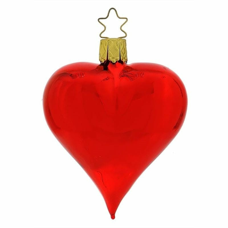 Glossy Red Heart Ornament  |  Valentine’s Day