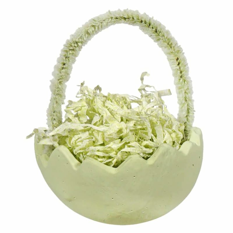 Green Cracked Egg Ornament  |  Easter