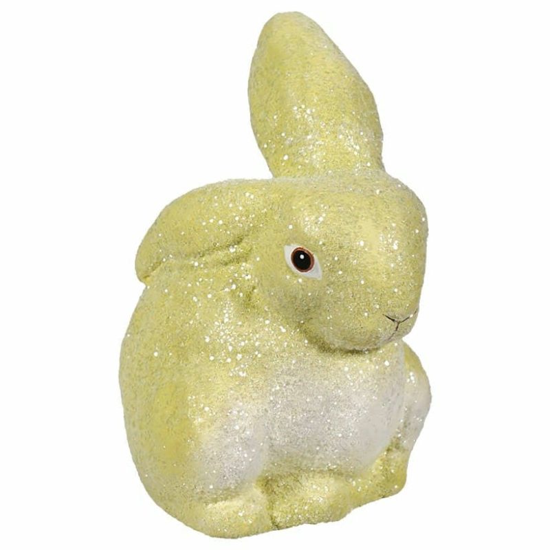 Green Glittered Egg Dye Bunny  |  Easter