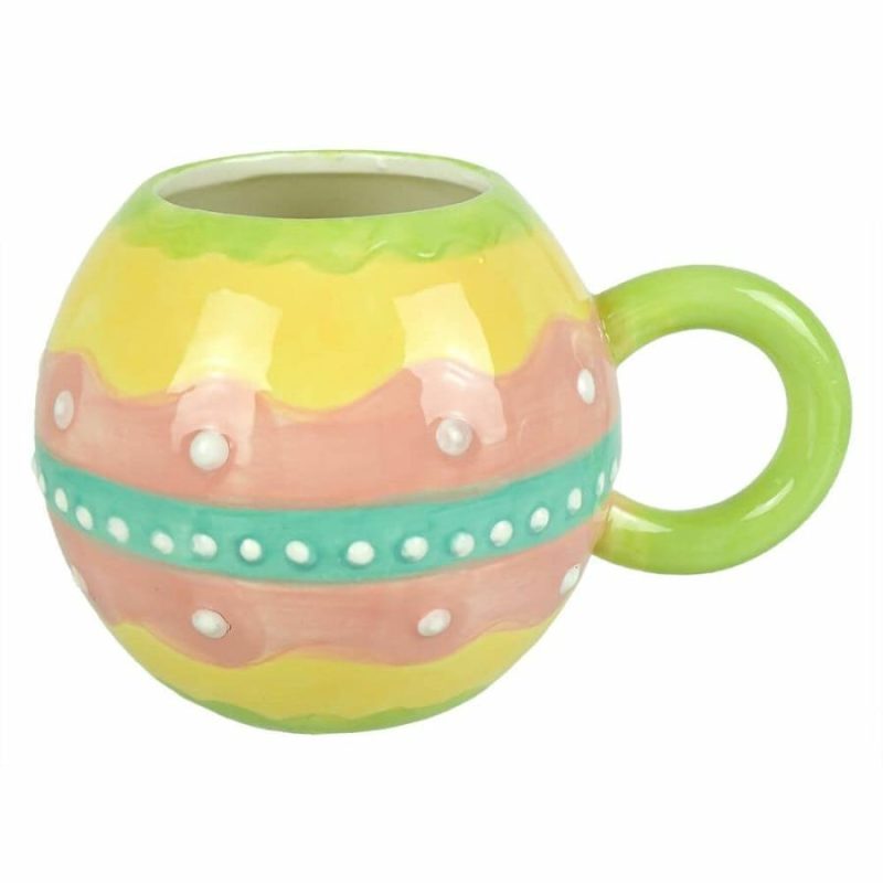 Green Spring Egg Mug  |  Easter