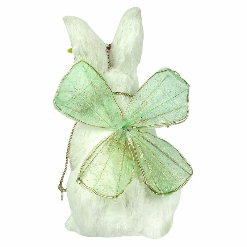 Green Winged Flower Bunny  |  Easter