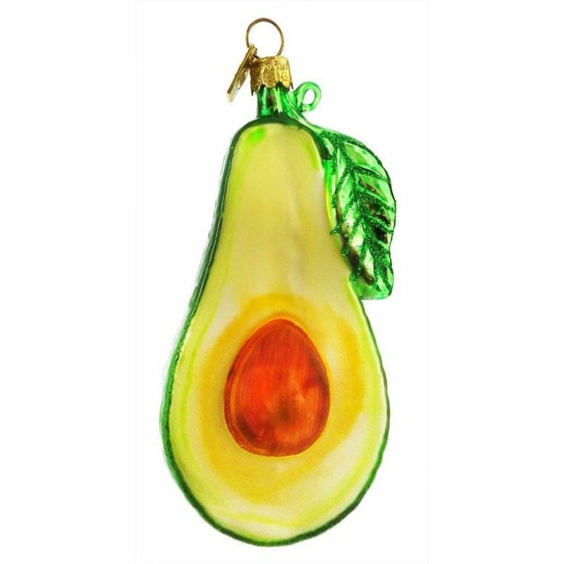 Half An Avocado Ornament  |  Cinco De Mayo