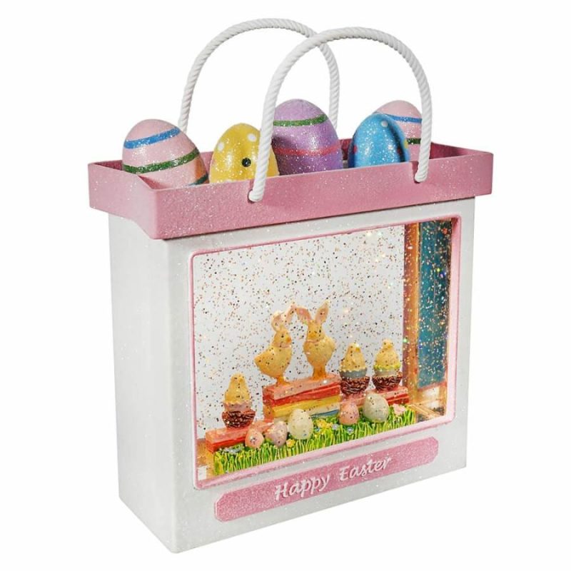 Happy Easter Lighted Water Lantern Shopping Bag  |  Easter