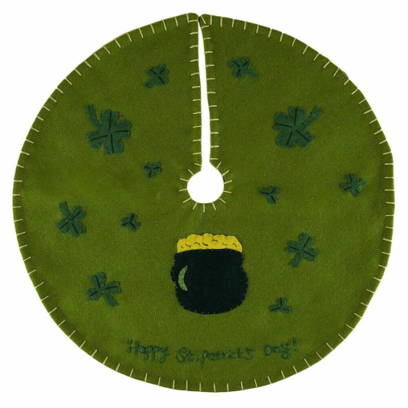 Happy St. Patrick’s Tree Skirt  |  St. Patrick’s Day