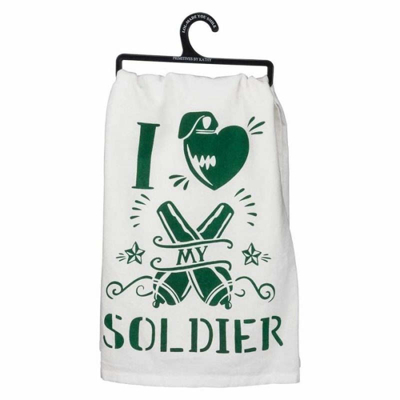 I Love My Soldier Lol Towel  |  Patriotic