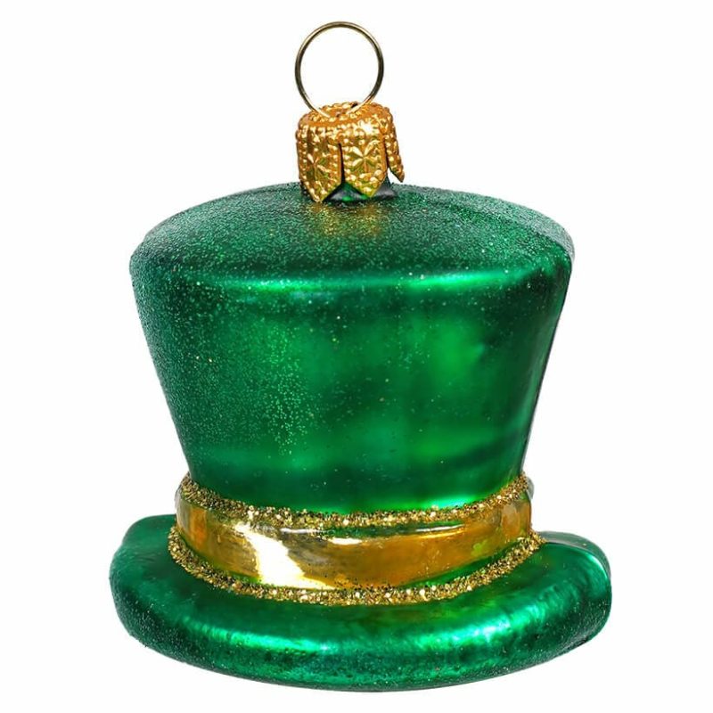 Irish Hat With Clover Ornament  |  St. Patrick’s Day