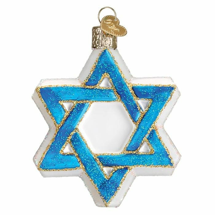 Jewish Star Of David Ornament  |  Hanukkah