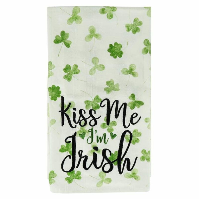 Kiss Me I’M Irish Kitchen Towel  |  St. Patrick’s Day