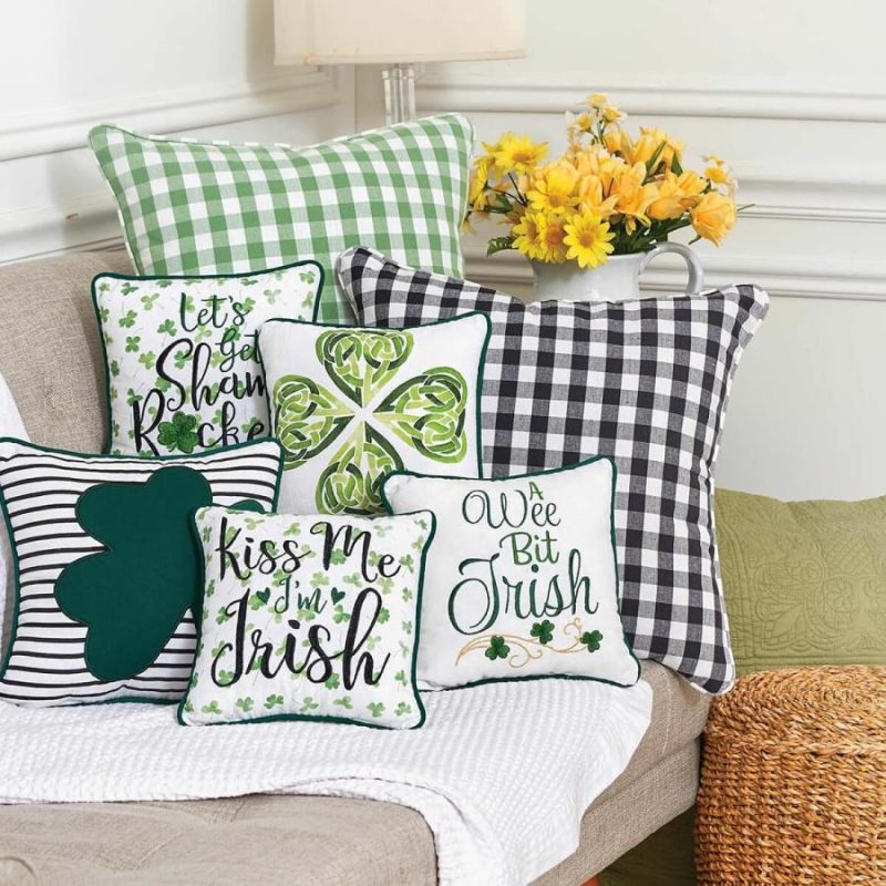 Kiss Me I’M Irish Pillow  |  St. Patrick’s Day