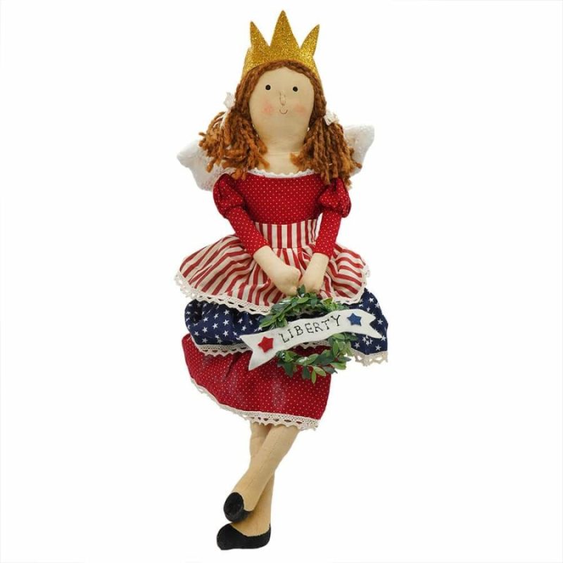 Lady Liberty Angel Figure  |  Patriotic