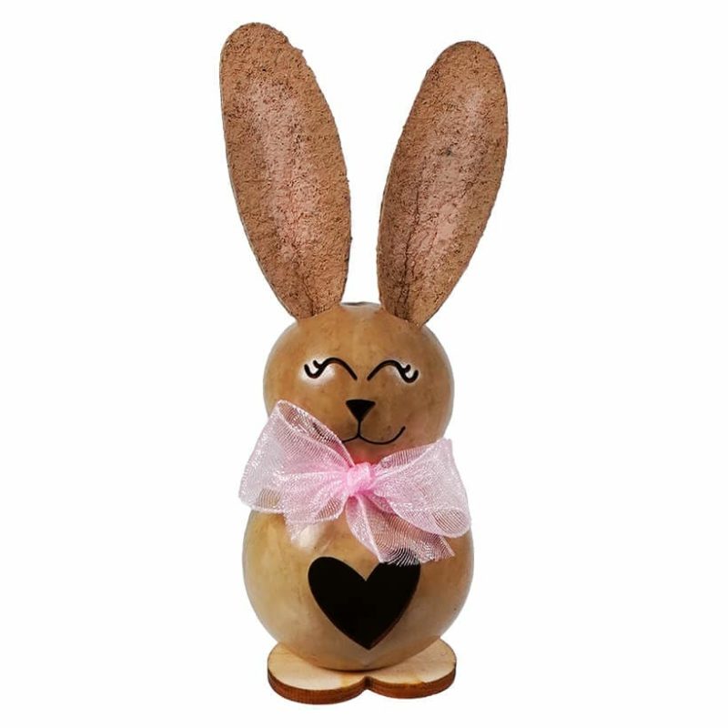 Lil’ Kaylee Bunny Gourd With Heart Cutout  |  Easter