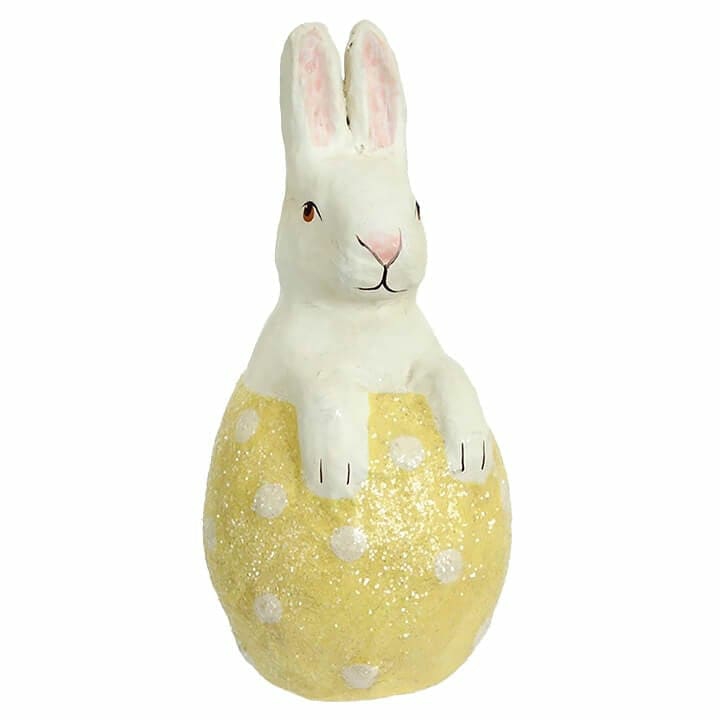 Little Bunny In Yellow Polka Dot Egg  |  Easter