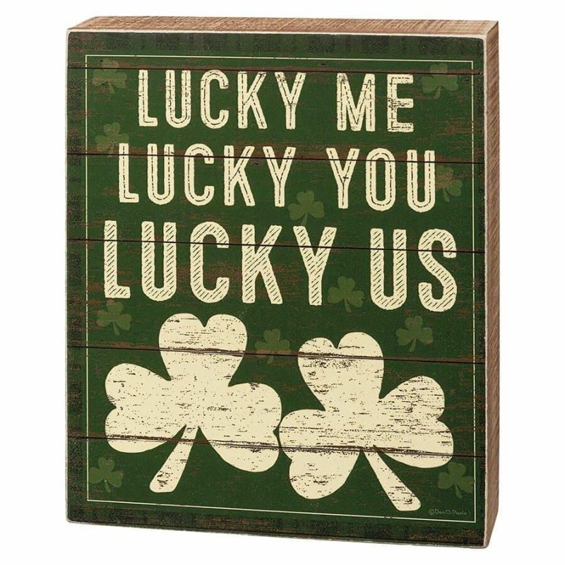 Lucky Me Box Sign  |  St. Patrick’s Day