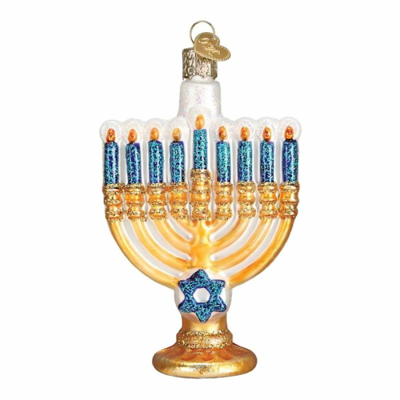 Menorah Ornament  |  Hanukkah