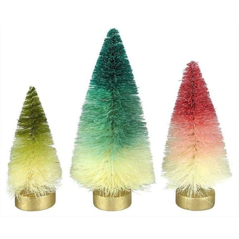 Mini Pastel Ombre Trees Set/3  |  Easter