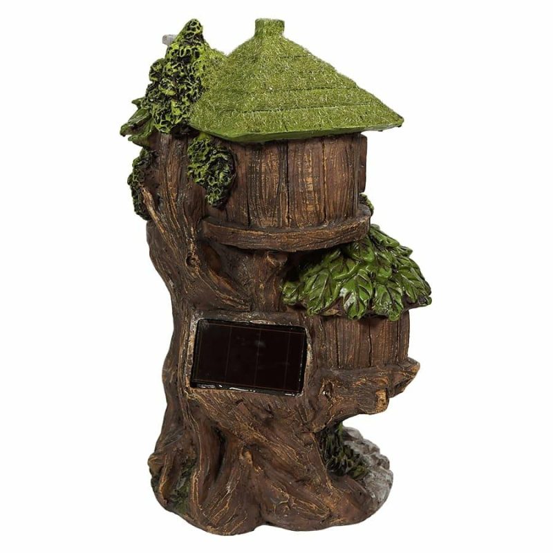 Mossy Solar Lighted Fairy Home  |  Easter