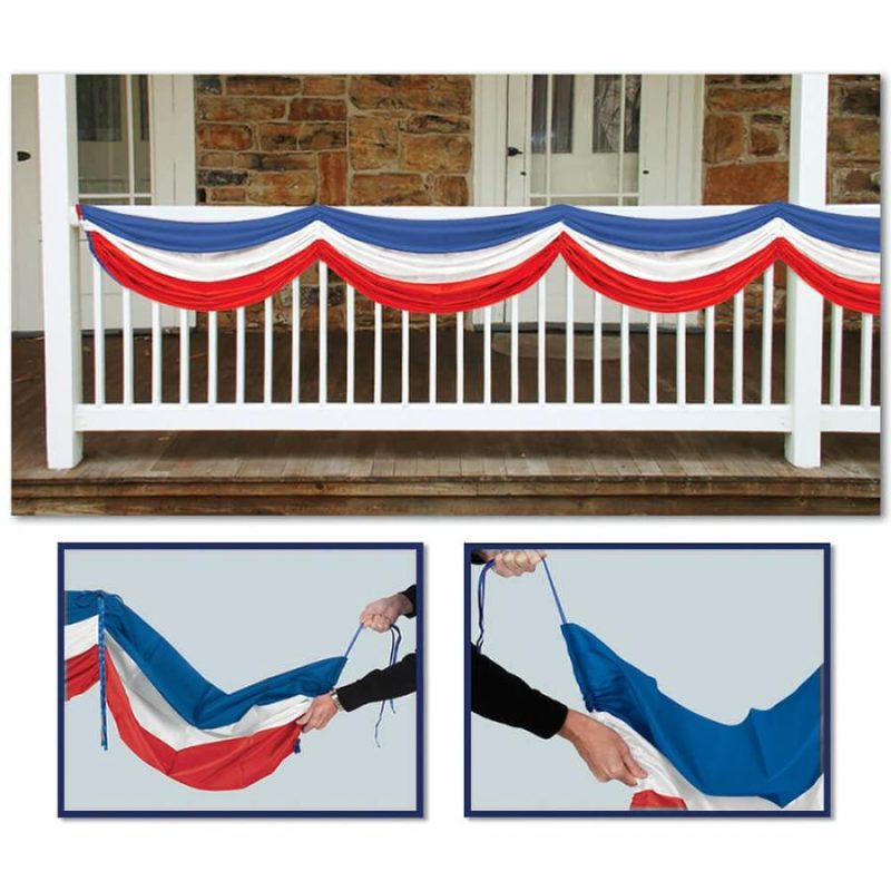 Patriotic Fabric Bunting  |  Patriotic