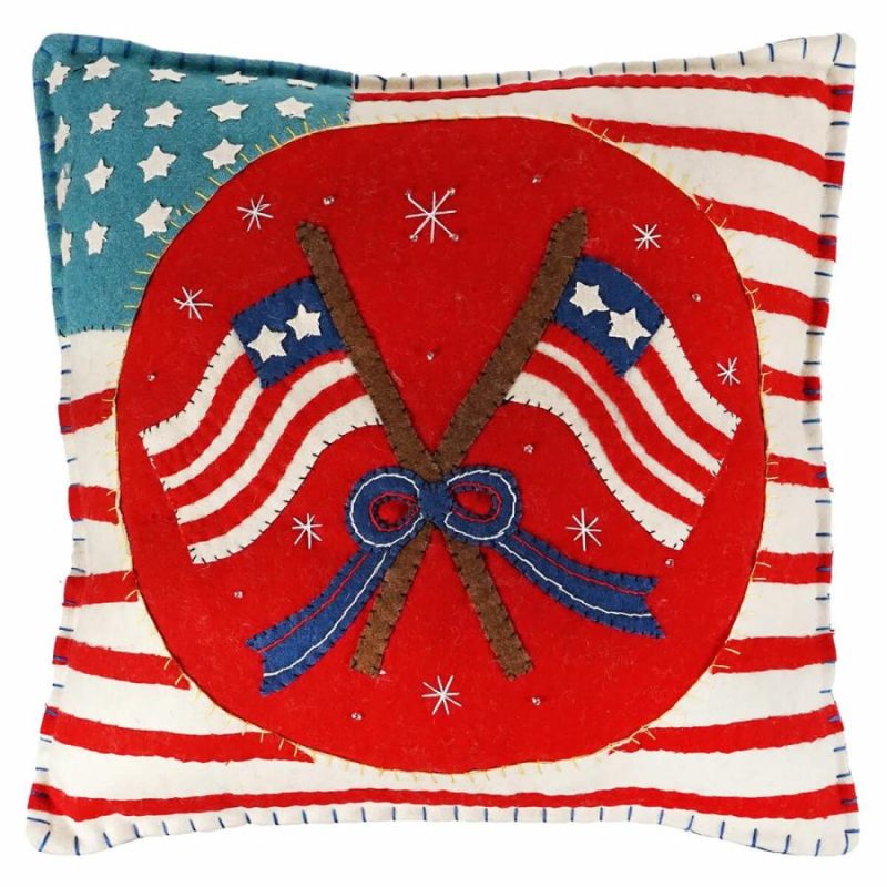 Patriotic Grand Old Flag Pillow  |  Patriotic