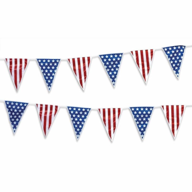 Patriotic Pennant Garland  |  Patriotic