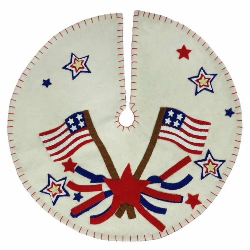 Patriotic Tree Skirt  |  Patriotic