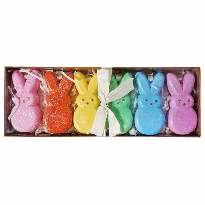 Peeps Bunny Ornaments Set/6  |  Easter