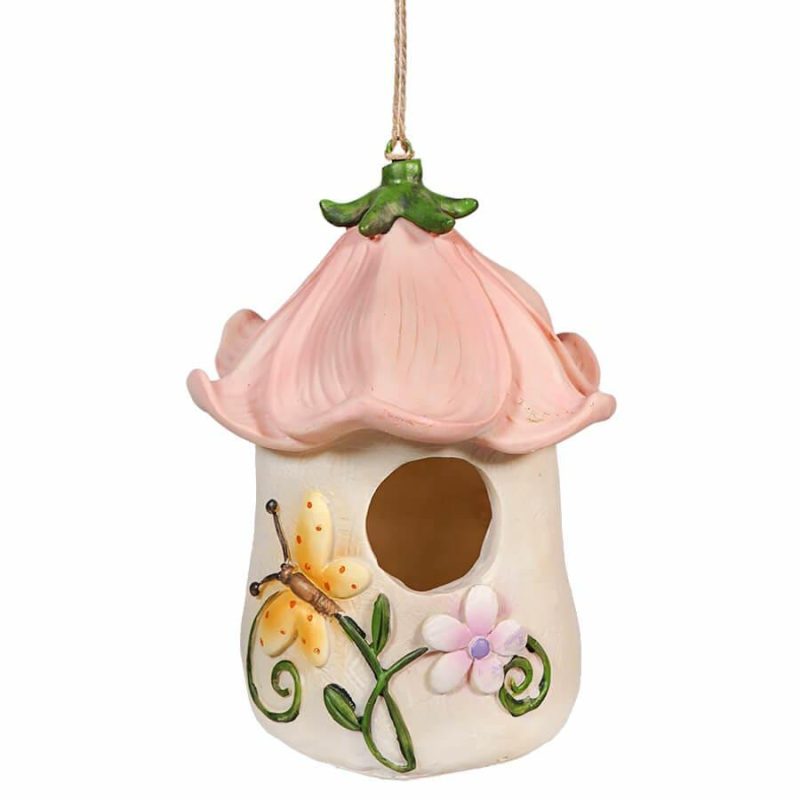 Pink Fairy Bird House  |  Easter