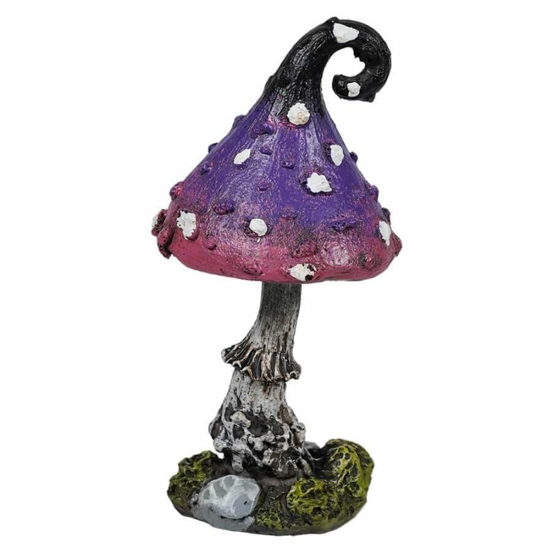 Purple Whimsical Mushroom Decor  |  Easter