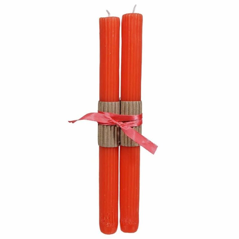 Red 4Th Of July Candles Set/2  |  Patriotic