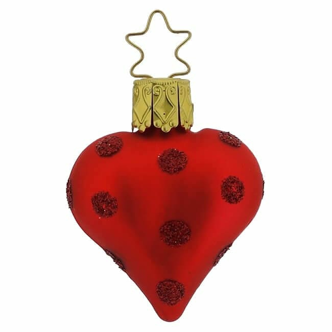 Red Hot Dotted Heart Ornament  |  Valentine’s Day