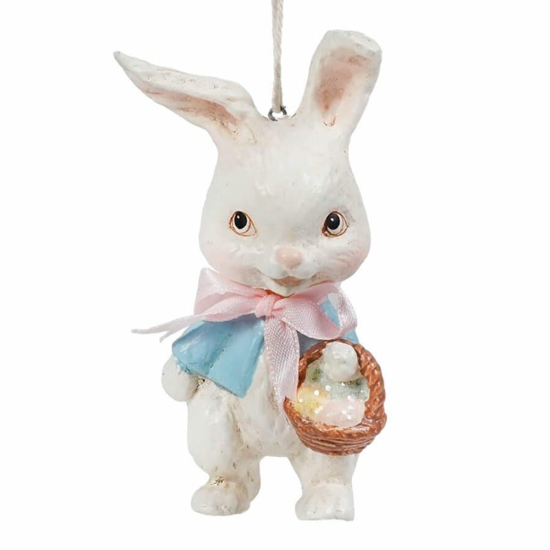 Retro Bunny Ornament  |  Easter