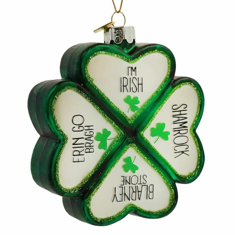 Shamrock With Sayings Ornament  |  St. Patrick’s Day