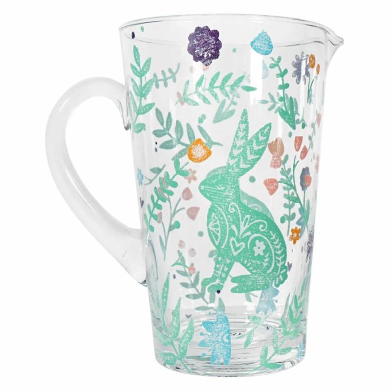 Spring Fables Glass Pitcher  |  Easter