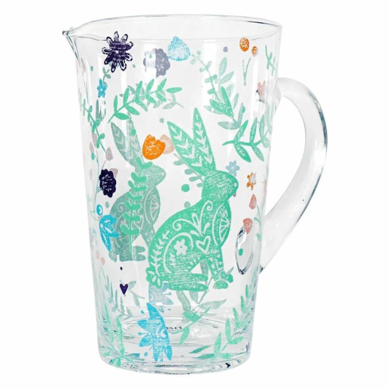 Spring Fables Glass Pitcher  |  Easter